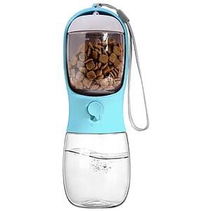 10 oz Pet Water Bottle with Food Container