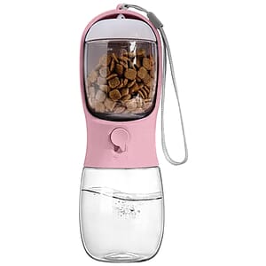 10 oz Pet Water Bottle with Food Container