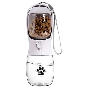 10 oz Pet Water Bottle with Food Container