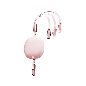 3.9ft Retractable Multi Charging Cable Cord