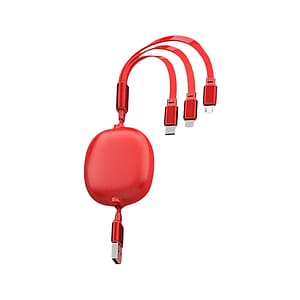 3.9ft Retractable Multi Charging Cable Cord
