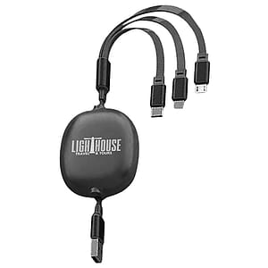 3.9ft Retractable Multi Charging Cable Cord