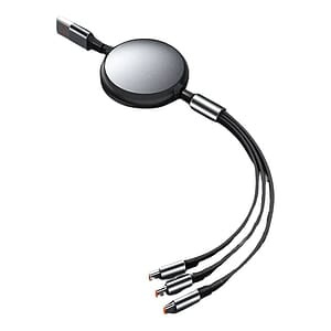 Retractable Multi 3 in 1 Charging Cable 3.9FT