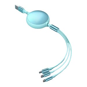 Retractable Multi 3 in 1 Charging Cable 3.9FT