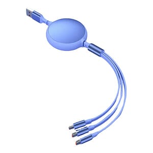 Retractable Multi 3 in 1 Charging Cable 3.9FT