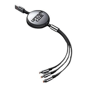 Retractable Multi 3 in 1 Charging Cable 3.9FT