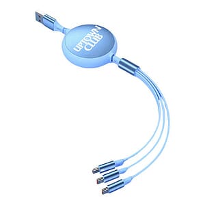 Retractable Multi 3 in 1 Charging Cable 3.9FT