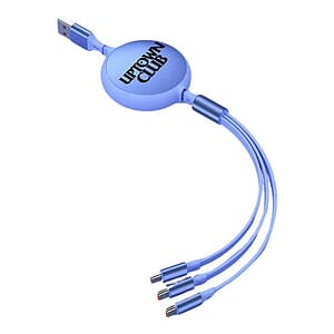 Retractable Multi 3 in 1 Charging Cable 3.9FT