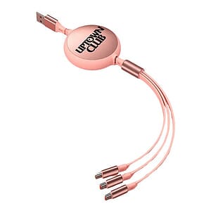 Retractable Multi 3 in 1 Charging Cable 3.9FT