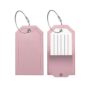Leather Travel Luggage Tag For Suitcase