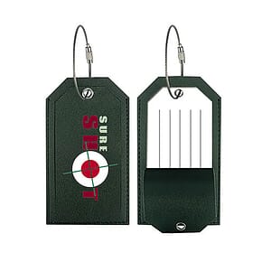 Leather Travel Luggage Tag For Suitcase