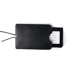 Suitcase Luggage Tags with Sleeve & Elastic Band