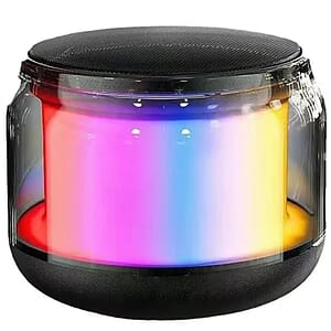Portable Bluetooth Speakers with Colorful Lights and Sound