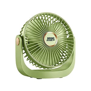 5-Speed Portable Rechargeable Desk Fan with Cover
