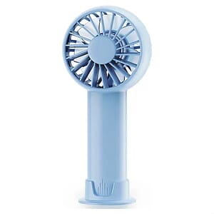 3-Speed USB Rechargeable Battery Fan with Base