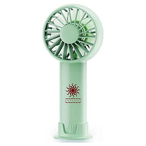 3-Speed USB Rechargeable Battery Fan with Base