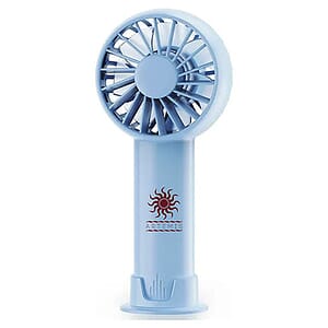 3-Speed USB Rechargeable Battery Fan with Base