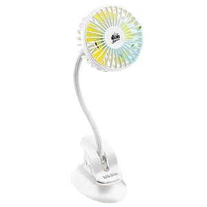 Clip-on Rechargeable Baby Stroller Fan with Battery