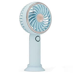 Simple LED and Handheld USB Rechargeable Fan
