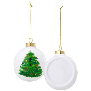 Ceramic Ball Christmas Tree Ornament