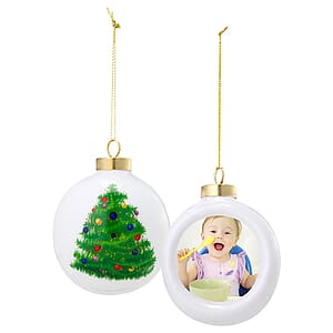 Ceramic Ball Christmas Tree Ornament