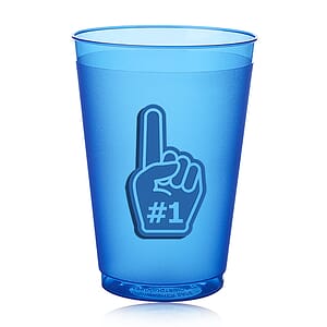 12 oz. Flex Frosted Plastic Stadium Cups