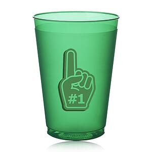 12 oz. Flex Frosted Plastic Stadium Cups