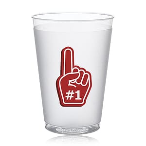 12 oz. Flex Frosted Plastic Stadium Cups