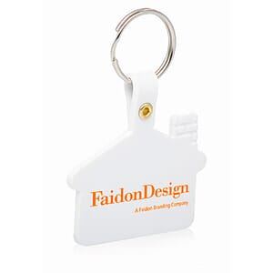 House Shaped Soft Key Tags