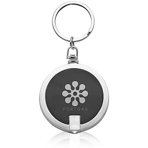 Round LED Keychains