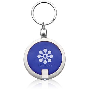 Round LED Keychains