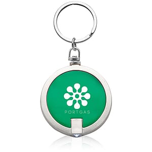 Round LED Keychains