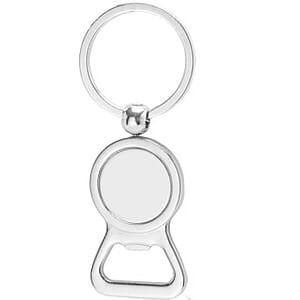 Chrome Bottle Opener Keychains