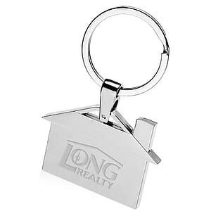 House Shaped  Metal Keychains