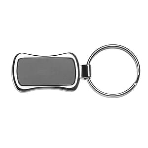 Black Chrome Metal Keychains