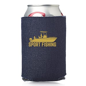 Blue Jean Foam Can Coolers