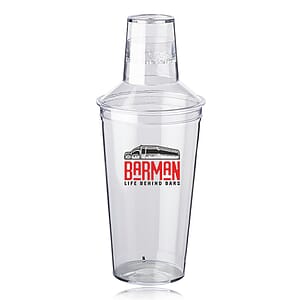 Camden 17 oz. Plastic Cocktail Shaker Bottles