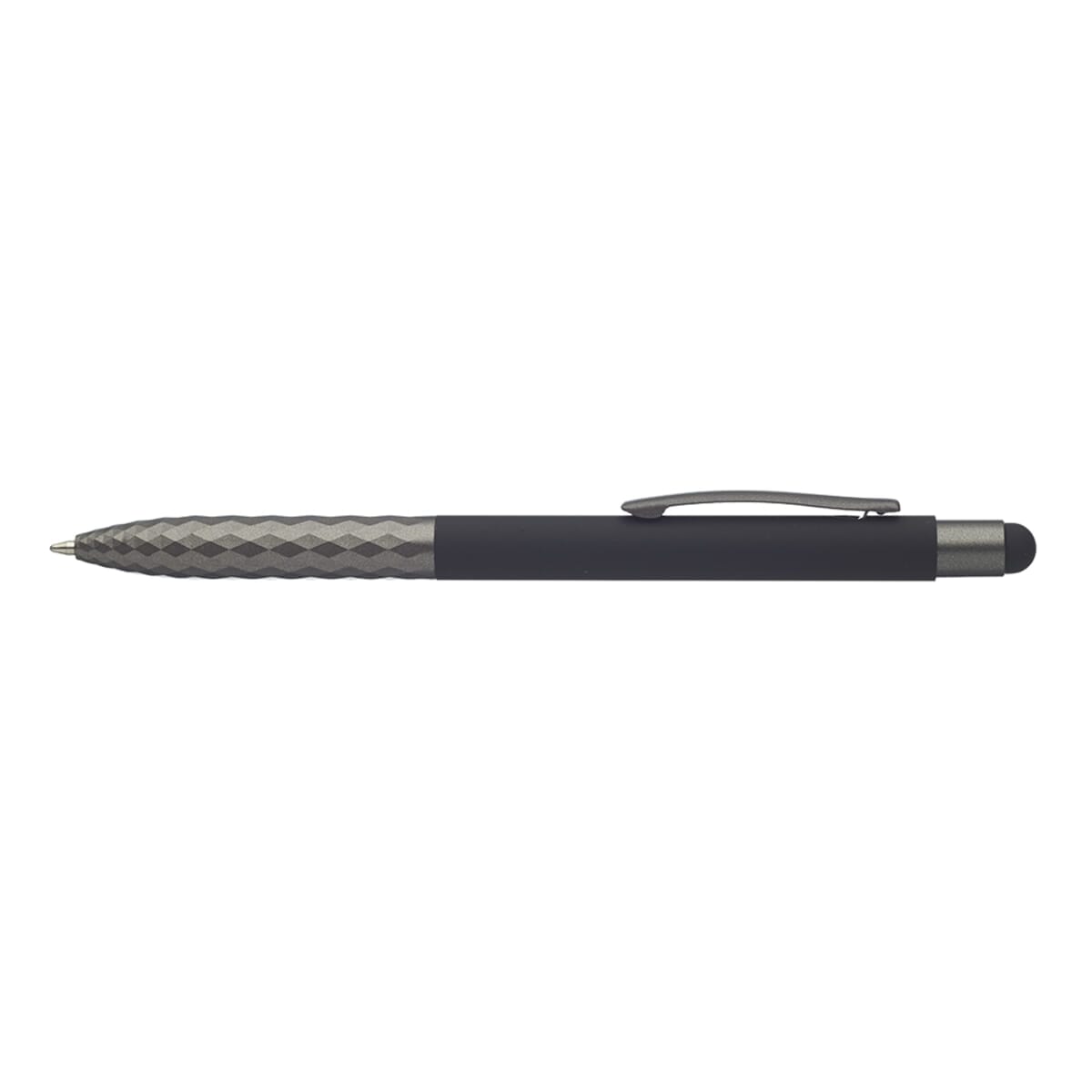 Geometric Aluminum Ball Point Pens with Stylus