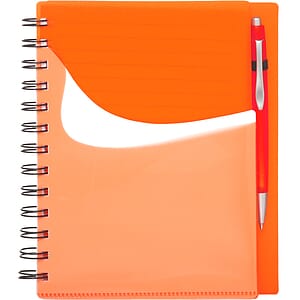 Spiral Notebooks with Front Pocket