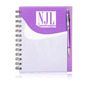 Spiral Notebooks with Front Pocket