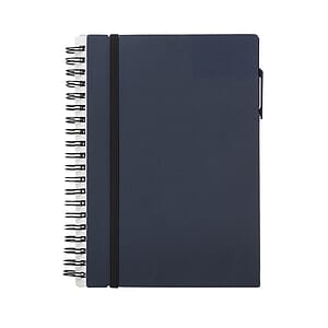 Spiral Notebooks with Elastic Closure