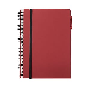 Spiral Notebooks with Elastic Closure