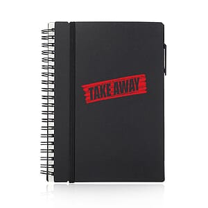 Spiral Notebooks with Elastic Closure