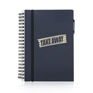 Spiral Notebooks with Elastic Closure