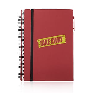 Spiral Notebooks with Elastic Closure