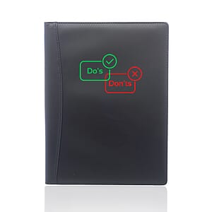 Calculator Pu Leather Portfolios