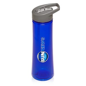 22 oz. Plastic Sports Water Bottles with Drink Spout