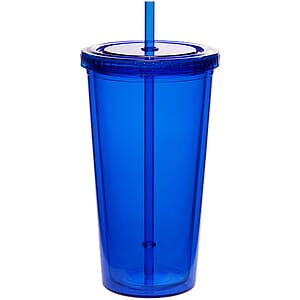20 oz. Double Wall Acrylic Tumblers With Straws