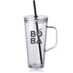 24 oz. Tilden Plastic Tumbler with Handle 