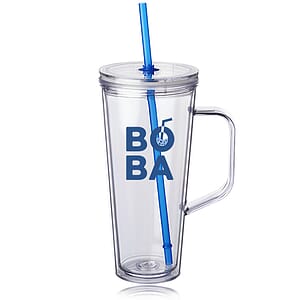 24 oz. Tilden Plastic Tumbler with Handle 